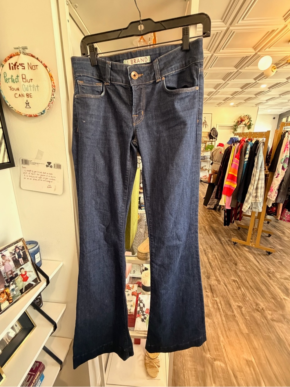 J Brand Indigo Flare Jeans - Women's Dark Indigo Denim